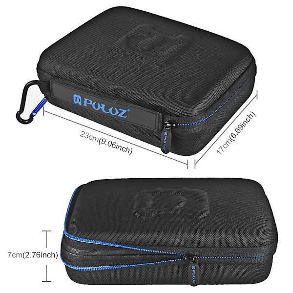 Vandtæt Transport Rejsetaske til GoPro HERO4 /3+ /3 /2 /1, Størrelse: 23 x 17 x 7cm