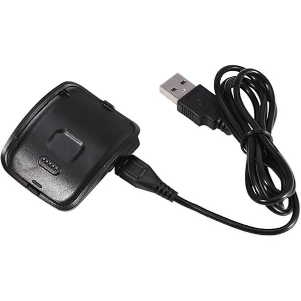 Oplader Dockingstation til Samsung Gear Fit R750 Ur, Udskiftningsoplader Stand Station til Samsung Smart Watch med USB-kabel