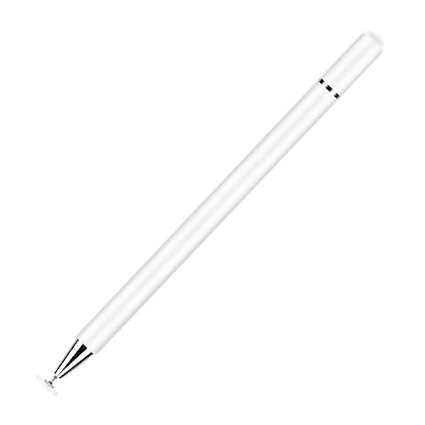Gradient Passiv Stylus til Telefoner/Tablets Touchskærme 2-i-1 Høj Præcision Magnetisk Stylus Pen White