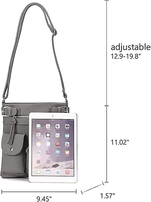 Crossbody tasker til kvinder skuldertasker grey