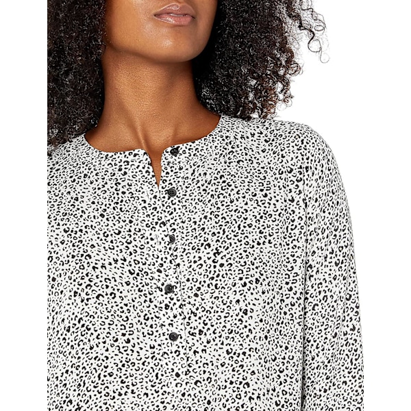 Kvinnors långärmade vävda blus Style 2 XL