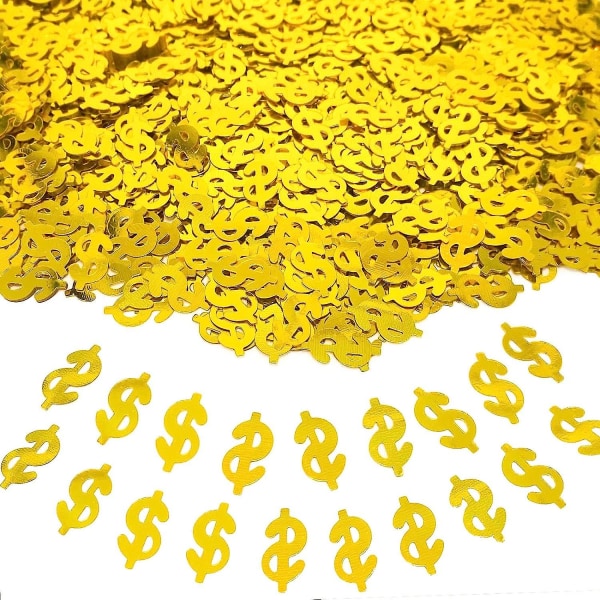 Konfetti Dollari Amerikkalainen Dollari Paljetit Pöytämetallinen Folio Konfetti Kasino Häät Syntymäpäivä Juhla Koristeluun 45g (dollari Konfetti)
