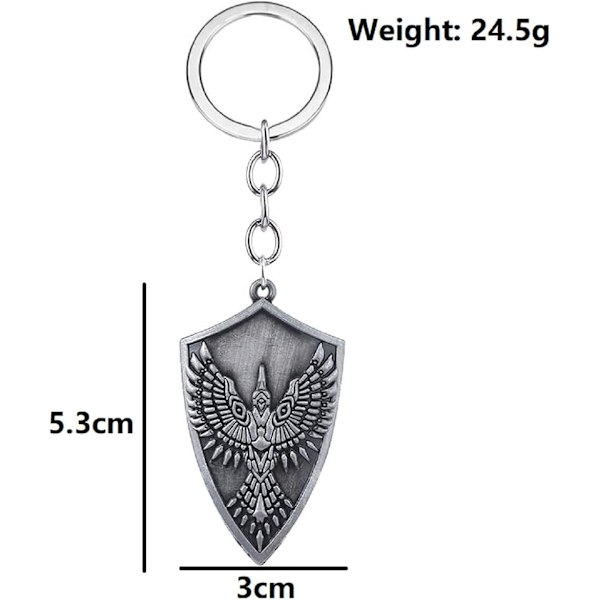 Ørne nøglering til mænd, Skjold nøglering til drenge, Nordisk Viking Ørne nøglering, Punk Ørne Fugl Totem nøgleringe, Flyvende Høg Ørne Amulet nøglering