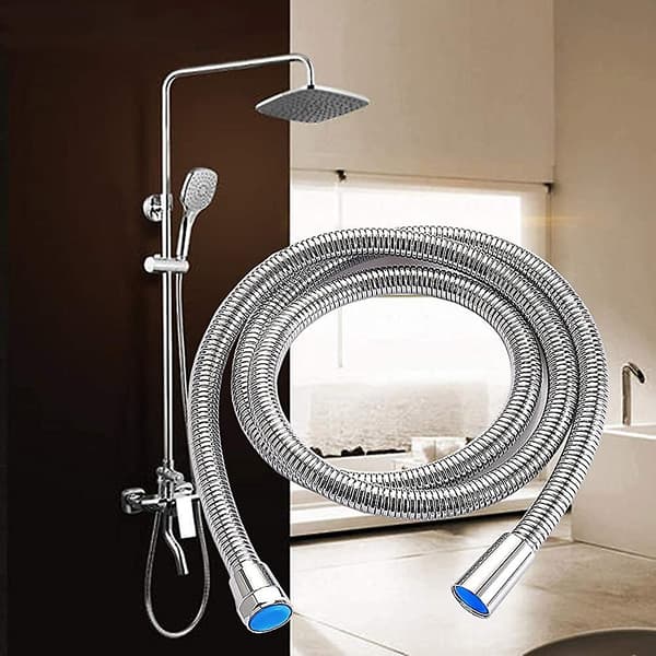 1,5 m bruseslange. Fleksibel bruseslange rustfrit stål G1 / 2 tommer universal