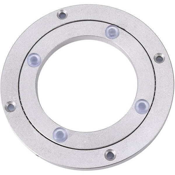 Bordleje - Kraftig drejeskive i aluminiumslegering, glat drejeskive (størrelse: 4 tommer)