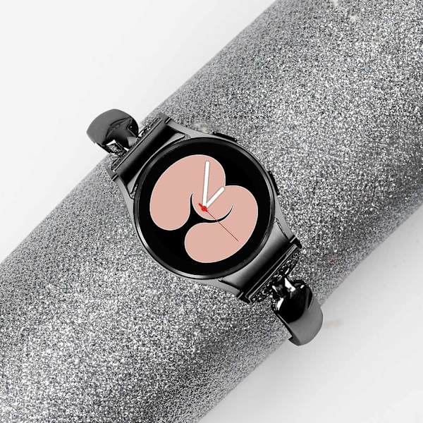 Urrem til Samsung Galaxy Watch6 40mm 44mm/Watch6 Classic 43mm 47mm/Watch 5/Watch4 40mm 44mm Black