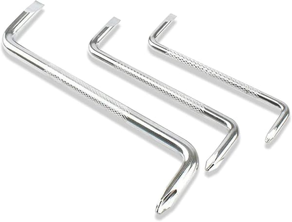 3-delt Z-type Phillips Dobbelthode Offset Skrutrekker Sett Og Slisset