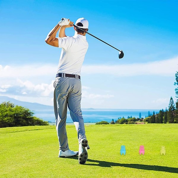 Golfsimulator utslagsplatser, golfmattor utslagsplatser av varierande höjd Professionell träning Golf Spike Simulator Sporttillbehör Bärbara golfutslagsplatser