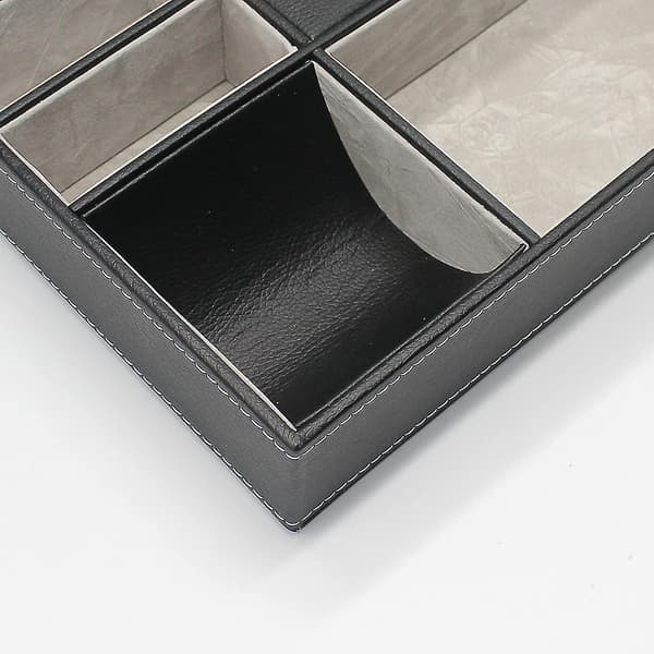 Artmusekits Valetbakke i kunstlæder, Herrekommode Top Organizer