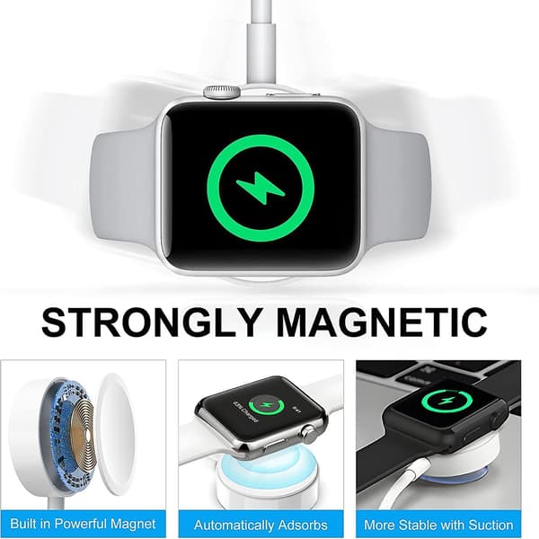 For Apple Watch Ladekabel Magnetisk Trådløs Datakabel Bærbar Hurtiglading