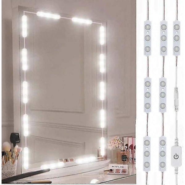 LED-peilivalot, erittäin kirkkaat himmennettävät, ohjain ei sisälly peiliin