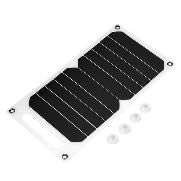 Bærbart 5V solpanel til nødsituationer, solopladning til telefon, udendørs camping
