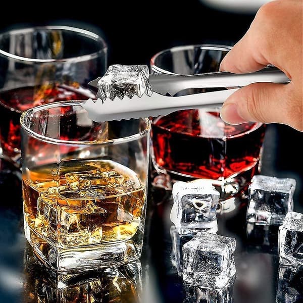 12-pack Mini Tångar Socker Tångar Is Tångar Rostfritt Stål Små Serveringstångar Present Style2