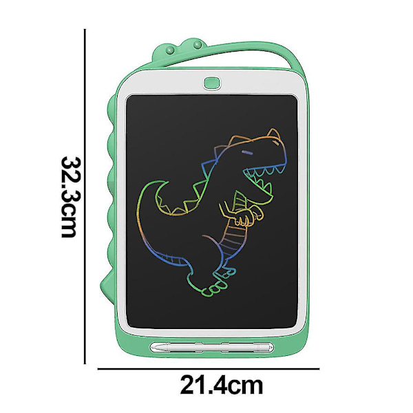 LCD-kirjoitustaulu lasten leluihin, kirkkaat värikkäät LCD-piirustusalustat green 10inch