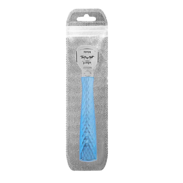 Rostfritt stål konvertibel fotförhårdnadsborttagare fotfil set, pedikyrverktyg majsborttagare fotskrubb Blue dead skin planer Flash Bag