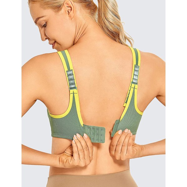 Naisten Max Control kiinteä High Impact Plus Size -urheiluliivit kaarituella