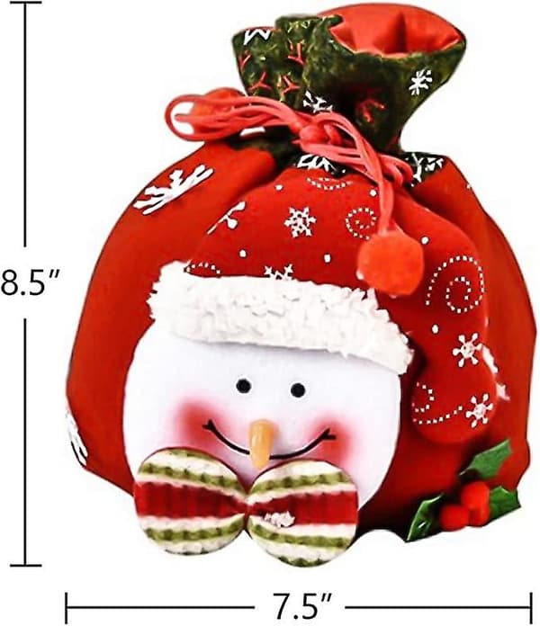 4 stycken jultomtesäckryggsäckar för julfester