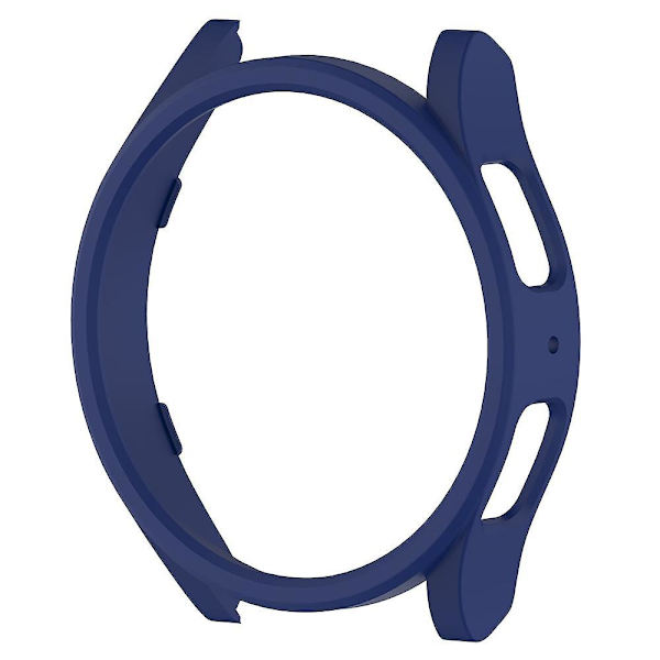 Hard PC-ramme Etui til Samsung Galaxy Watch6 44mm, Ultratynt Gummibelagt Klokkeetui Midnight Blue