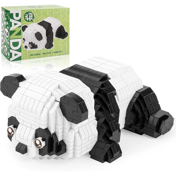 Minibyggklossar Djurset för goodiebags, 1325 st Micro Mini Panda Byggleksakstenar för vuxna, festfavoriter för barn C