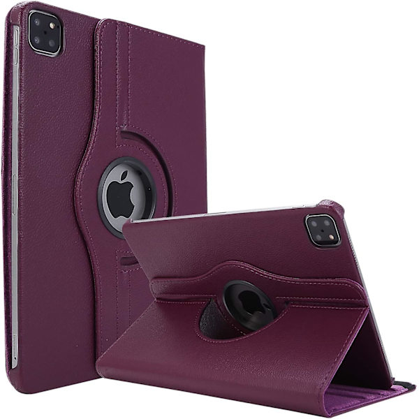 360 Graders Drejeligt Automatisk Vågne/Sovende Stativ Etui Til Ny Ipad Pro 12.9 (2020) Etui 4. Gen/ipad Pro 12.9 2018 / Model A2069, A2232, A2014, A1895, A