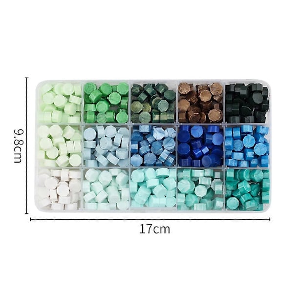 Vokssegl Perler, Voksforseglingsperler til Brevforsegling, Forseglingsvoks Perler Voksseglsæt til Voksstempelforsegling Style 2