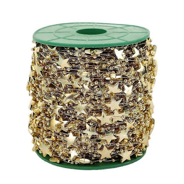 Juletræsperler Kunstige perler Perlekæde Perlebesatte kanter til bryllup Jul og ferie DIY forsyninger style 4