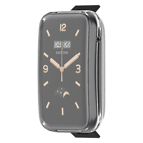 Full Protection Anti-fall Watch Case för Xiaomi Mi Band 7 Pro, Transparent Soft TPU Bumper