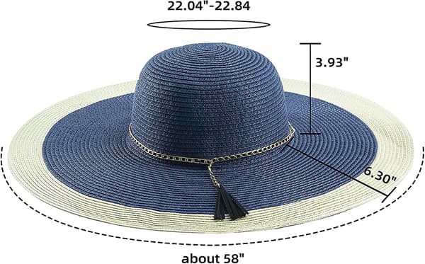 Dame Bredskygget Stråhat Floppy Foldbar Solhat Strandhatte Rulle Op Kasket