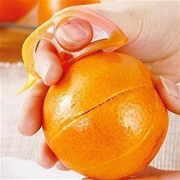 Apelsinöppnare Skalare Slicer Cutter Plast Citron Citrus Fruit Skin Remover