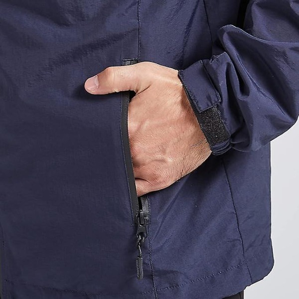 Transition-takki, miesten softshell-takki hupulla, ulkoilutakki, miesten tuulenpitävä takki, roisketiivis takki black 2XL