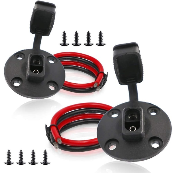 2st Sae Plug & Socket Solar väderbeständig set