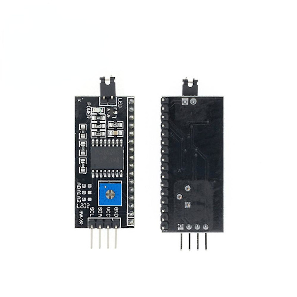 Lcd1602 1602 lcd-modul blå/gul-grön 16x2 tecken lcd pcf8574t pcf8574 iic i2c Iic interface