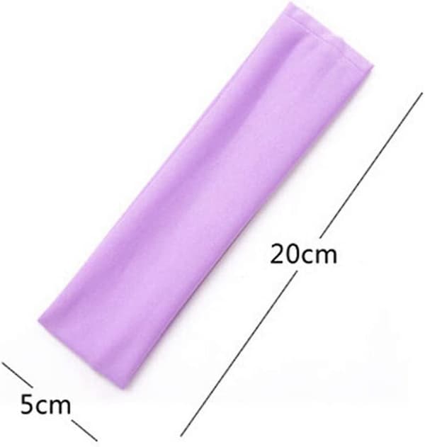 12 stk. Acsergery Gave Yoga Bomulls Hodebånd, Elastiske Stretch Hodebånd Sklisikre