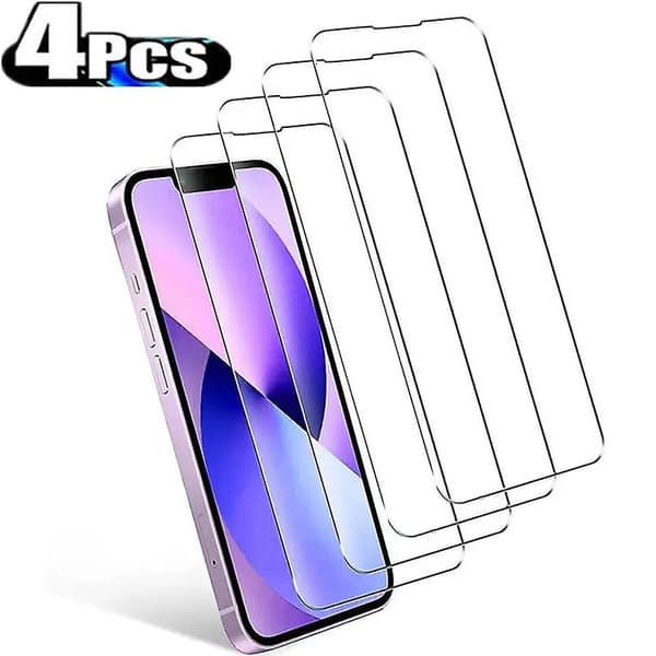 4 kpl karkaistua lasia iPhone 14 Pro -näytönsuojakalvoon