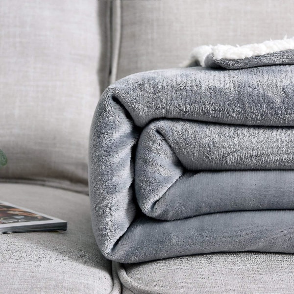 Sherpa Tæppe Varme Tæpper Til Vinter Super Blødt Fuzzy Flanel Fleece/uld Lignende Vendbar Velvet