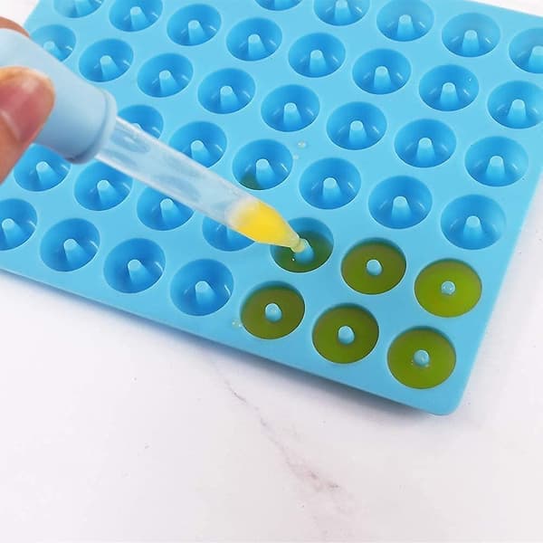 Silikone Slikforme, 2 stk. Mini Donut Chokoladeforme Voks Smelteforme Til Acsergery DIY Gave
