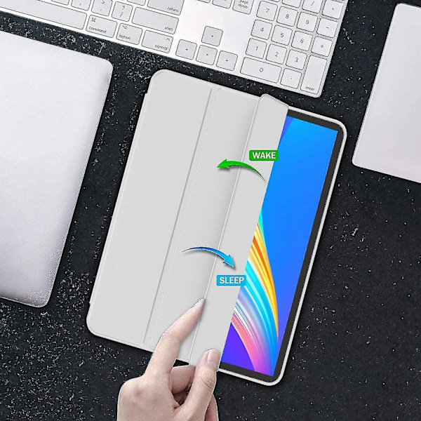 Ipad Pro 12.9 Tuuman Kotelo Kynätelineellä 5. Sukupolvi 2021 / 4. Sukupolvi 2020 / 3. Sukupolvi 2018 Iskunkestävä Suojakotelo Jalustalla, Pehmeä Tpu