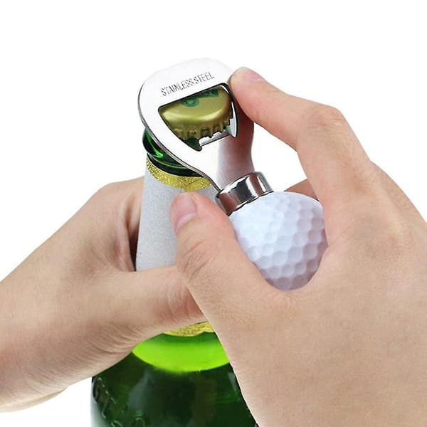 Golfboll Flasköppnare, Golfer Öl Present Nyhet För Golfälskaren Och White
