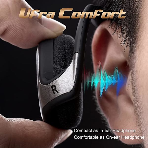Bluetooth-kuulokkeet urheiluun ja juoksuun, Acsergery Zero Pressure -muotoilu ja taskukokoinen lahja