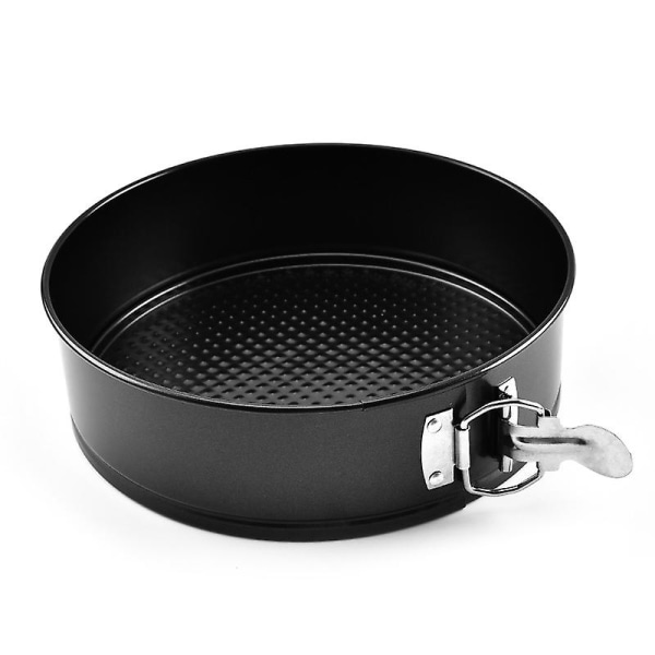 9 tums non-stick springformform med löstagbar botten - läckagesäker ostkakspanna kakform - läckagesäker kakform svart