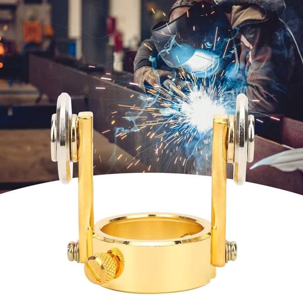 Rullguidehjul, P80 Plasmaskärare Brännarrullguide Metallhjul för 2 Trådade Brännare Kompass