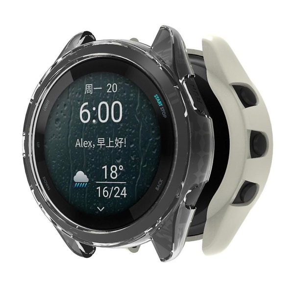 Garmin Forerunner 265S TPU kellon suojakotelo, ontto, naarmuuntumaton kellon kehys Transparent Blue