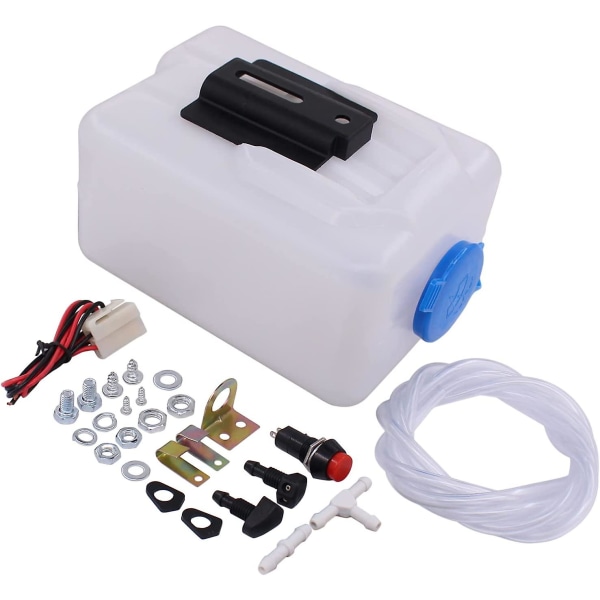 Universal 12v Vinduesvasker Flaske Kit Motor Pumpe Dyser Til Klassisk Bil 160186 A0197