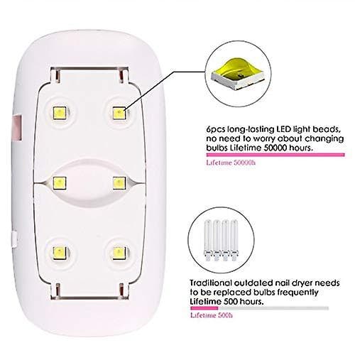 Negletørrer 6w UV Lamper Til Gel Negle