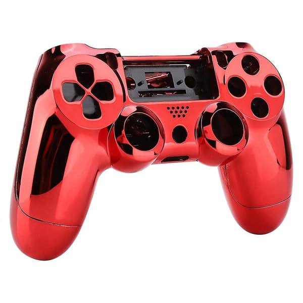 Beskyttelsesetui med belægning til spilcontroller gamepad til PS4 gammel 2.0 version rød