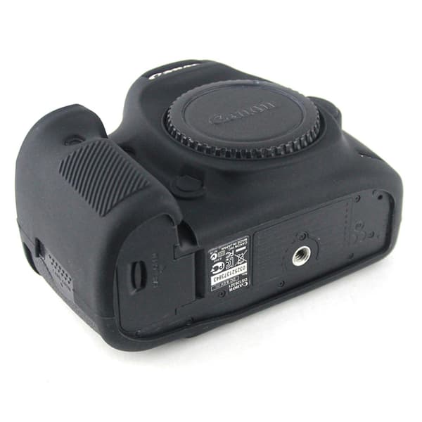 Mjukt silikonkameraskyddsfodral för Canon EOS 6D DSLR-kamera Black