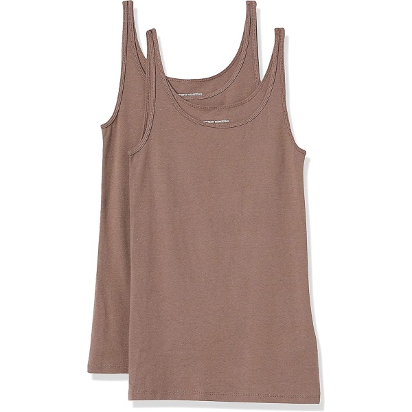 Dame Slim-fit Tynd Stroptop, Pakke med 2 Style 2 S