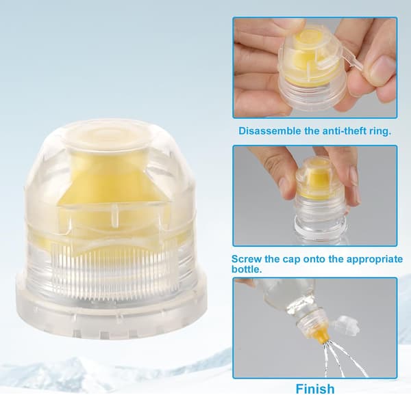 Push Pull Ersättningslock för 28 mm vattenflaska - 40 st färgglada flip-lock i plast för läsk- och sportvattenflaskor