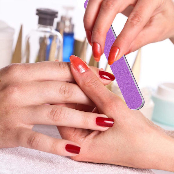 10 st dubbelsidiga nagelfilar i smärgel Emery Board Manikyr Pedikyrverktyg style3