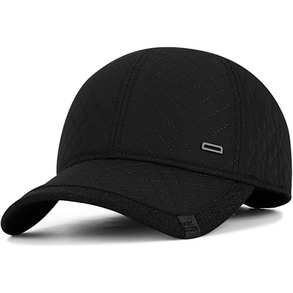 Vinter Baseball Kasket Med Acsergery Øreklap Hat Bomber Hat Termisk Uld Baseball Cap Gave
